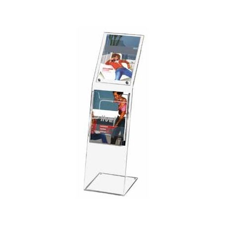 Porta cataloghi struttura in plexyglass formato A4