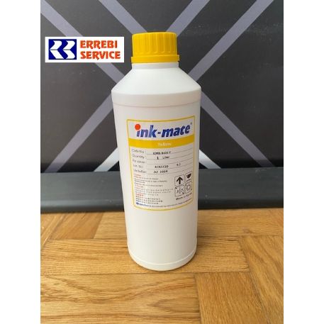 INK-MATE Inchiostro da 1 litro giallo per stampa ink jet pigmento INKMATE1P-YE 